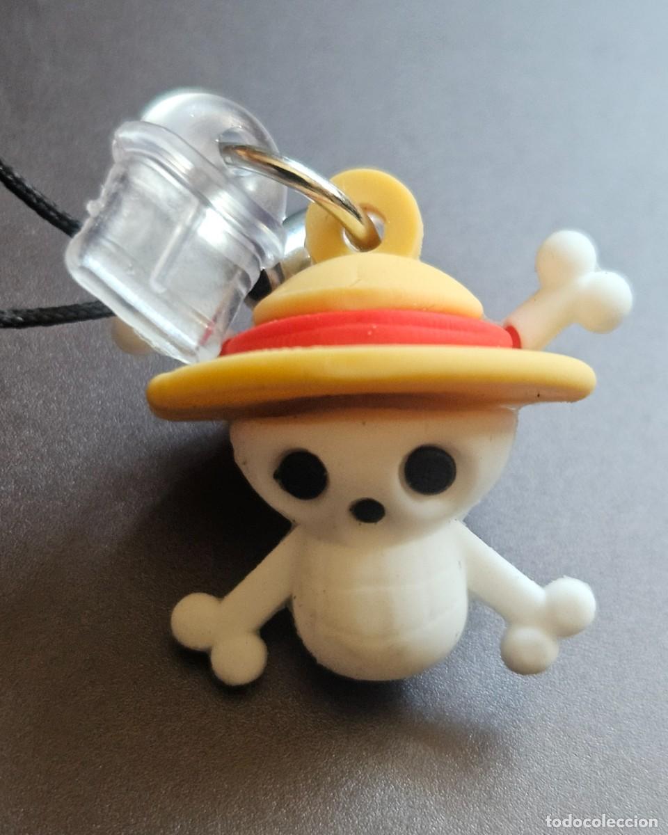 Coleccionismo: One Piece - Jolly Roger bandera pirata calavera sombrero paja colgante llavero Phoskitos Phoski Crew
