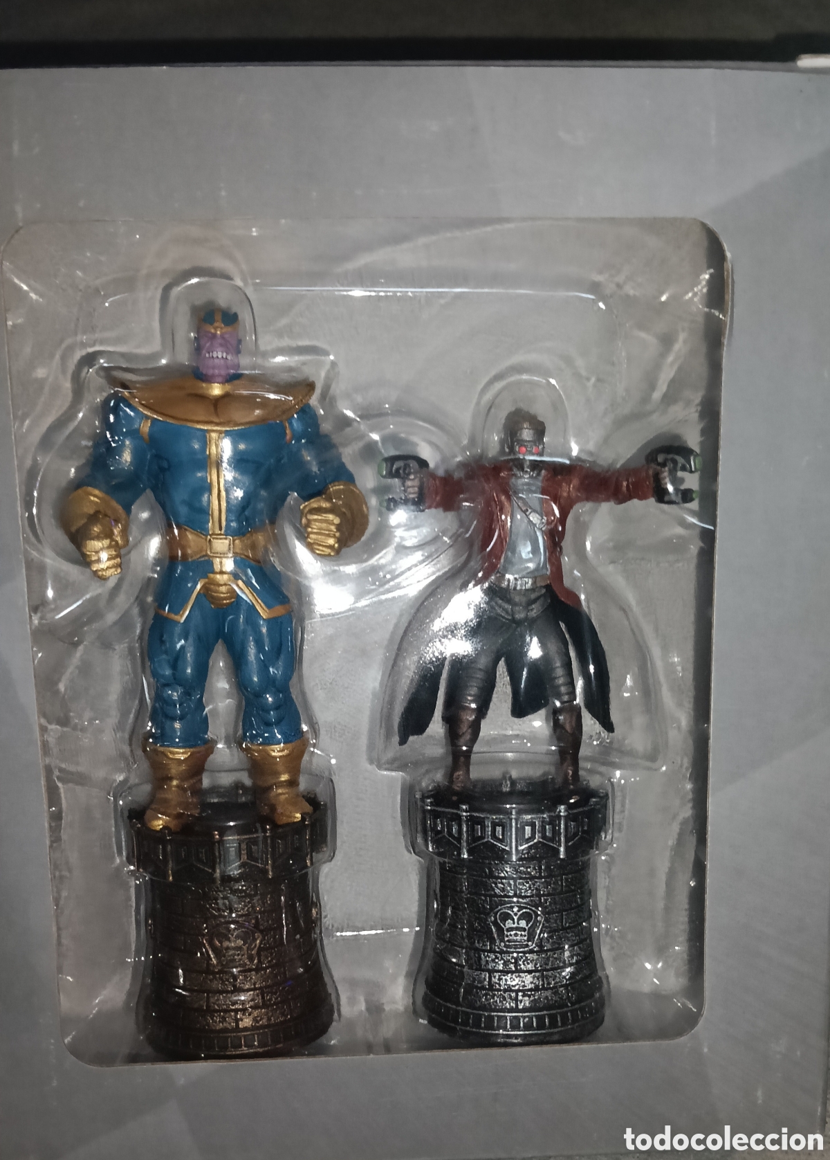 Colecionismo: set especial de piezas de ajedrez de Eaglemoss que presenta a Thanos y Star-Lord.