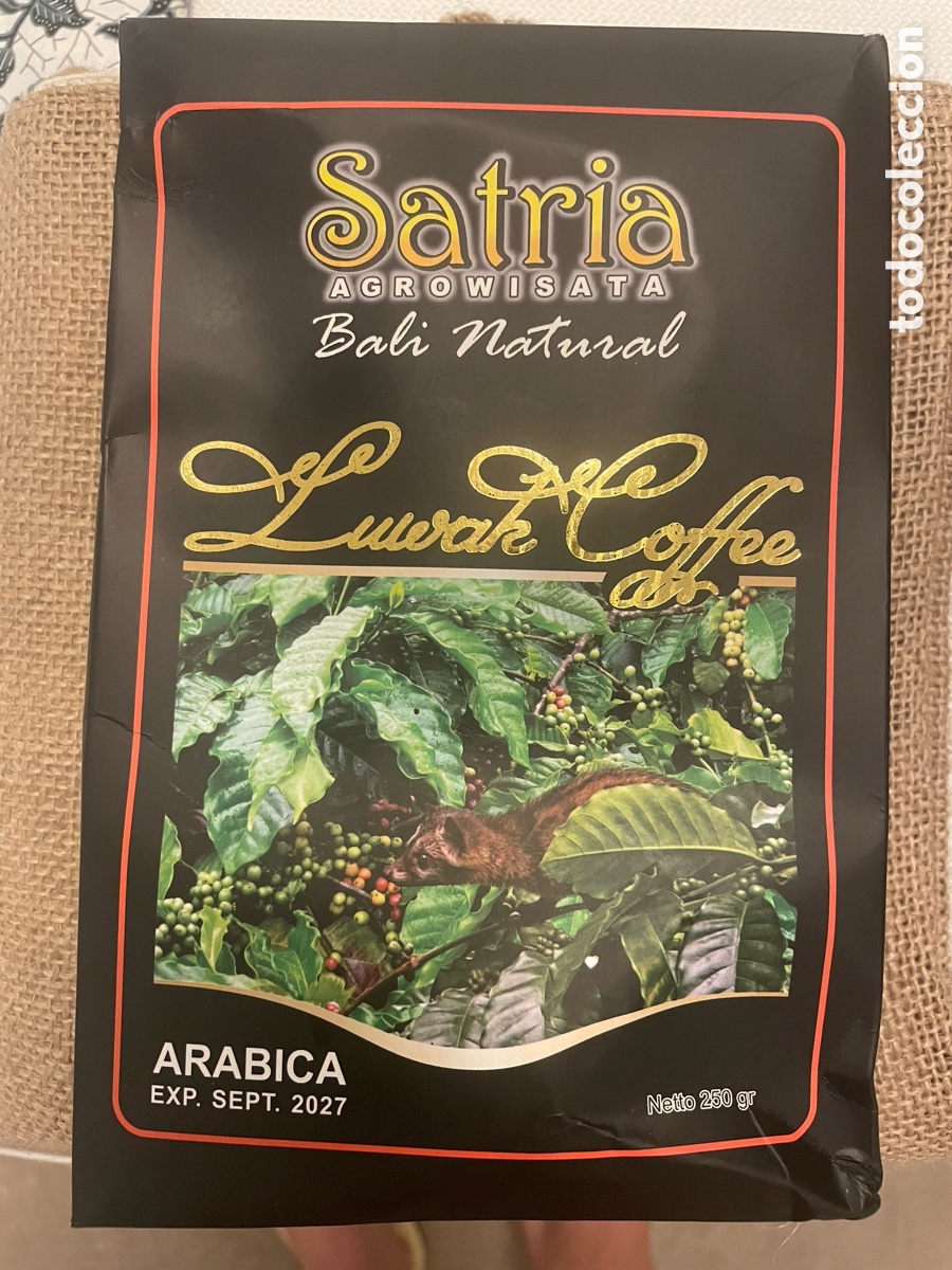 Coleccionismo: Satria Agrowisata Bali Natural Luwak Coffee Arabica de 250 g