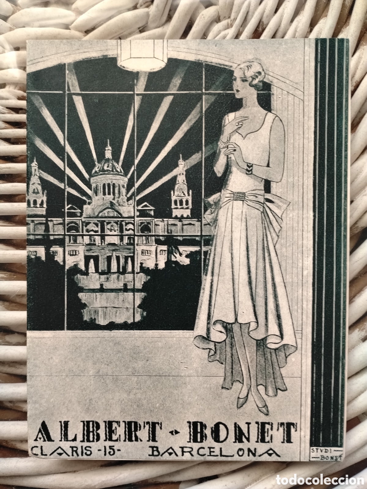 Coleccionismo: Folleto Mercer&iacute;a Albert Bonet Barcelona