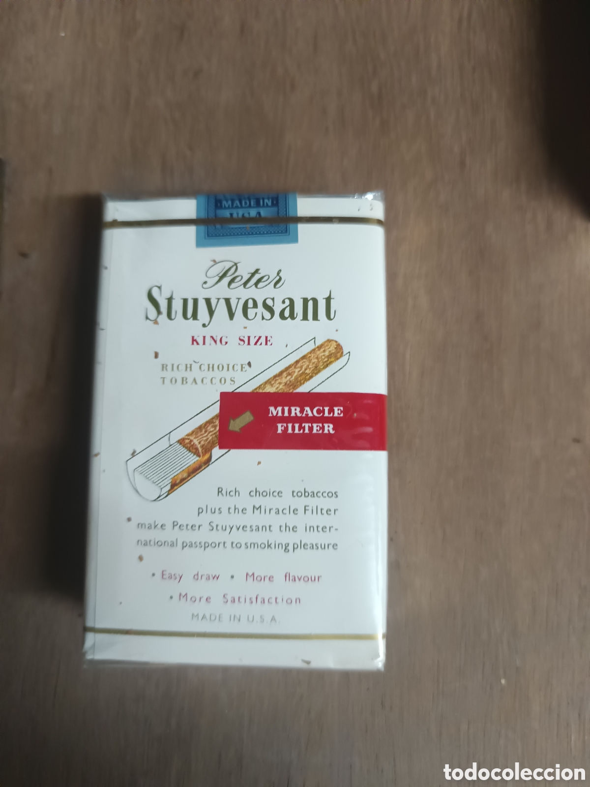 Coleccionismo: Cajetilla de tabaco Peter Stiyvesant