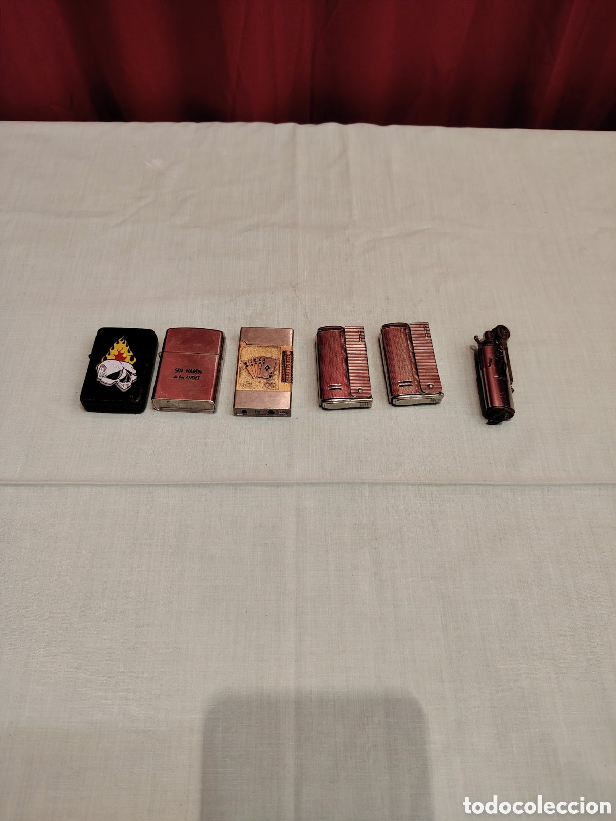Coleccionismo: Lote de mecheros antiguos