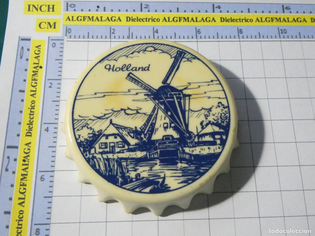 Coleccionismo: IMAN DE NEVERA SOUVENIR RECUERDO DE HOLANDA MOLINO ABRIDOR BOTELLINES