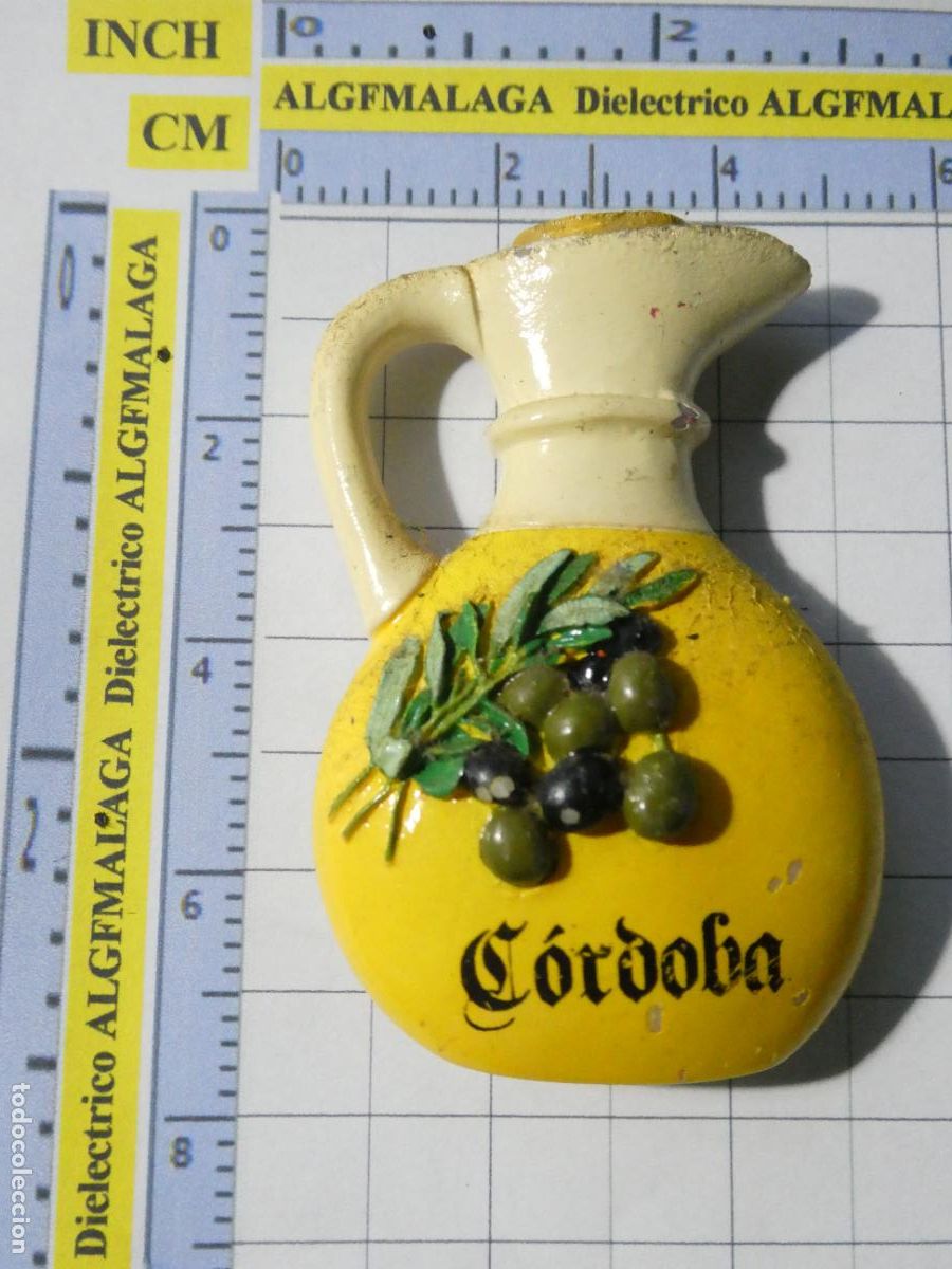 Coleccionismo: IMAN DE NEVERA SOUVENIR RECUERDO DE C&Oacute;RDOBA VASIJA ACEITE DE OLIVA