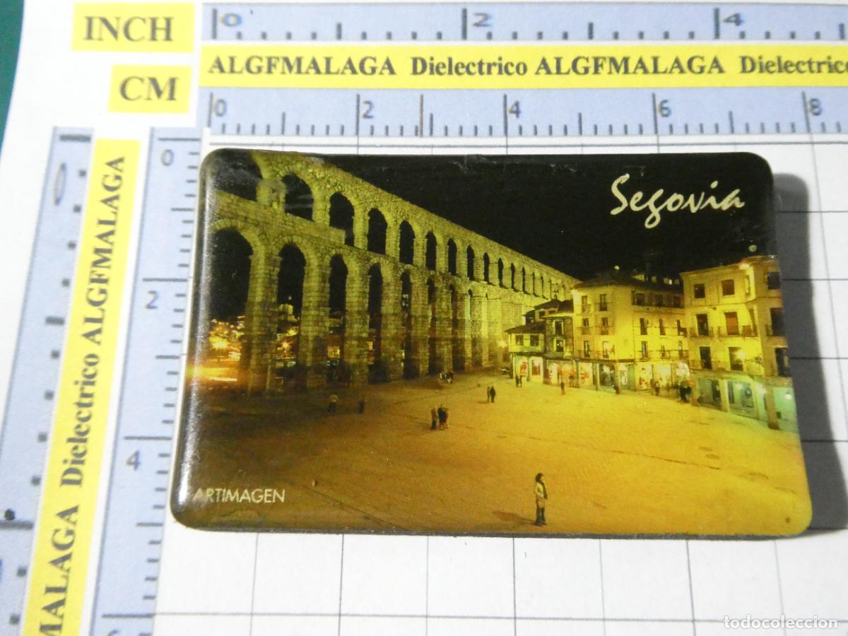 Coleccionismo: IMAN DE NEVERA SOUVENIR RECUERDO DE SEGOVIA ACUEDUCTO