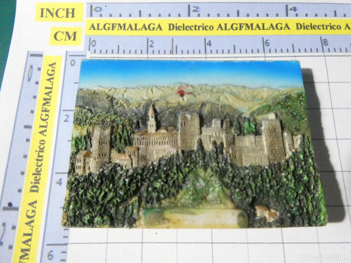 Coleccionismo: IMAN DE NEVERA SOUVENIR RECUERDO DE GRANADA LA ALHAMBRA