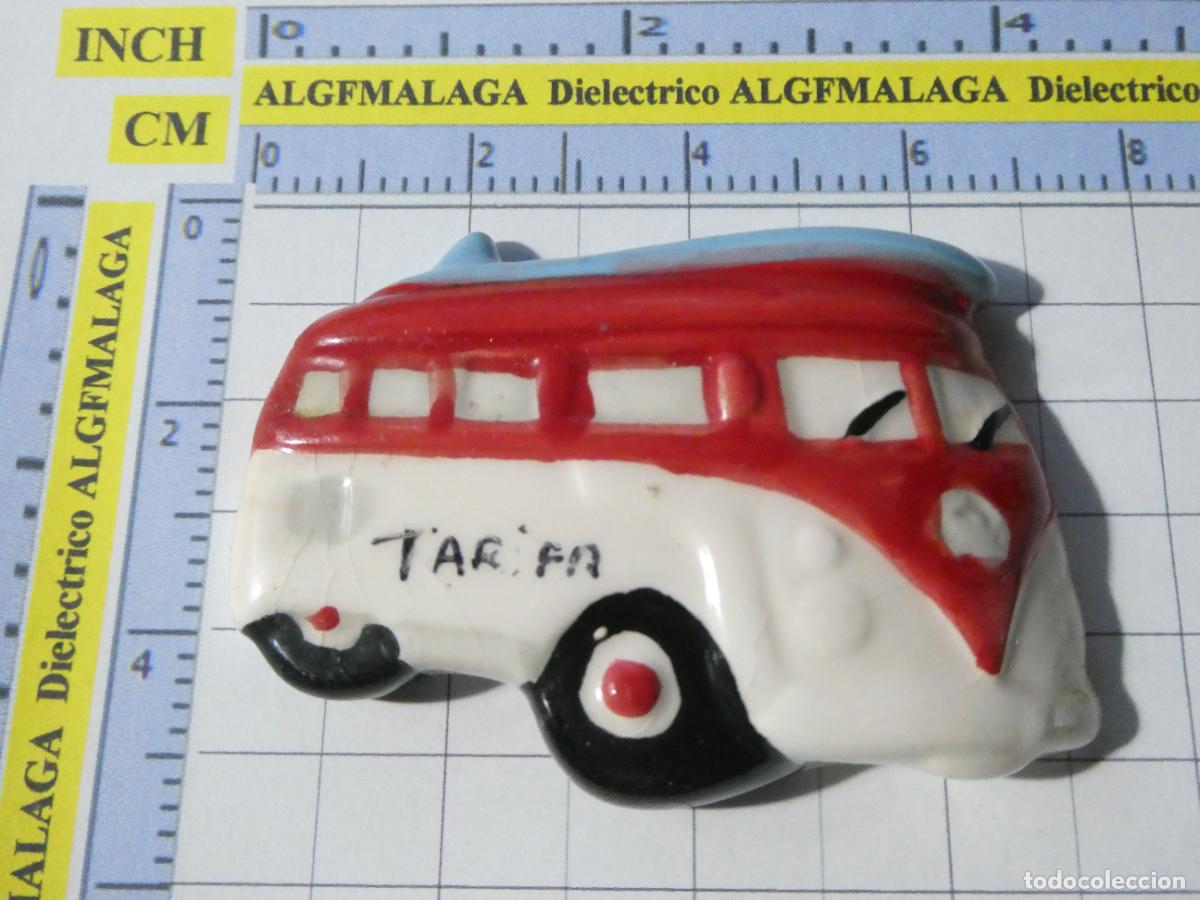 Coleccionismo: IMAN DE NEVERA SOUVENIR RECUERDO DE TARIFA C&Aacute;DIZ FURGONETA HIPPIE VOLKSWAGEN