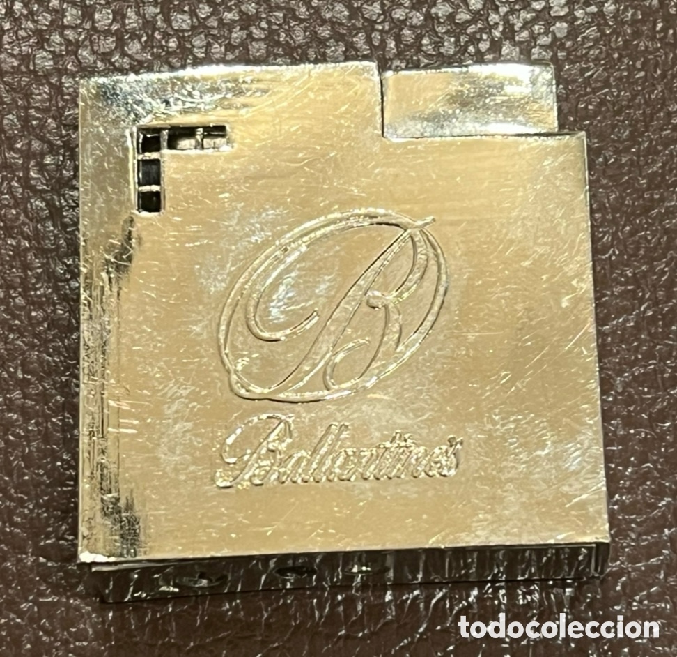 Coleccionismo: Mechero / Encendedor. Publicidad BALLANTINES. Go Play. Metal. A&ntilde;os 80.