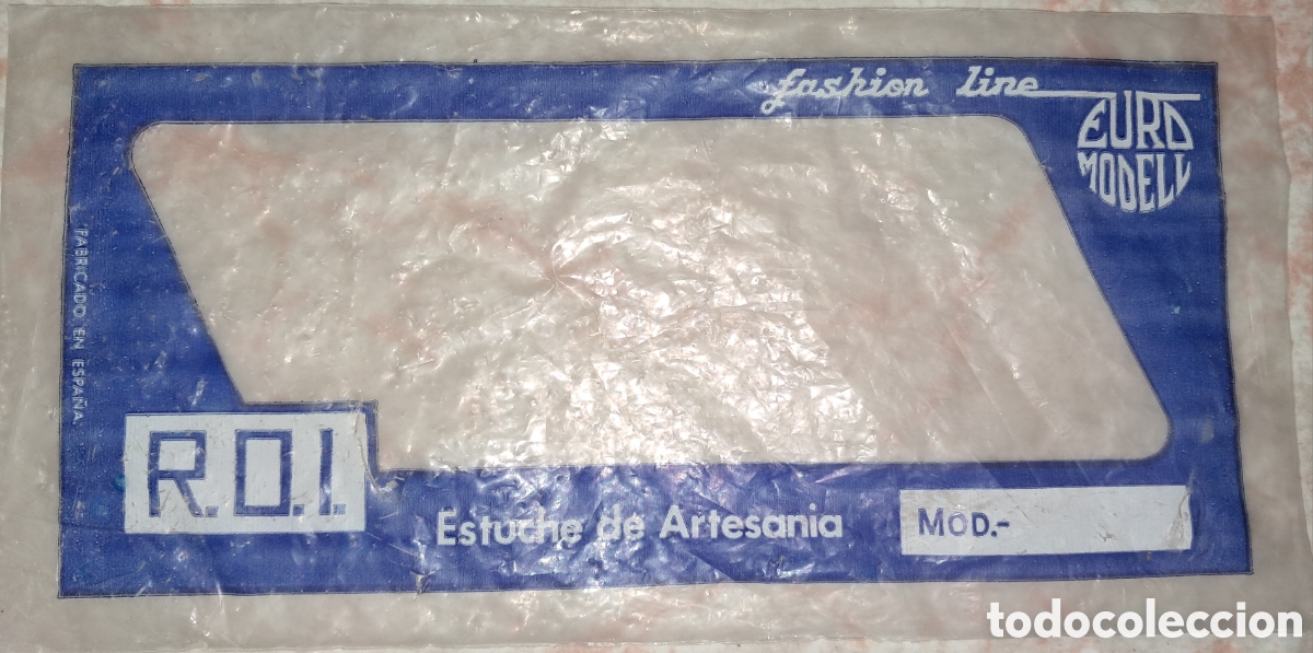 Coleccionismo: Bolsa de estuche a&ntilde;os 70. Euromodel R.O.I.