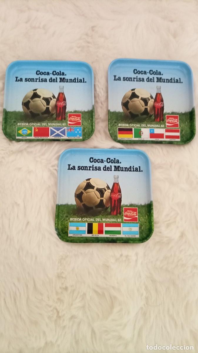 Coleccionismo: Posavasos Coca Cola. La sonrisa del Mundial. Mundial 82.