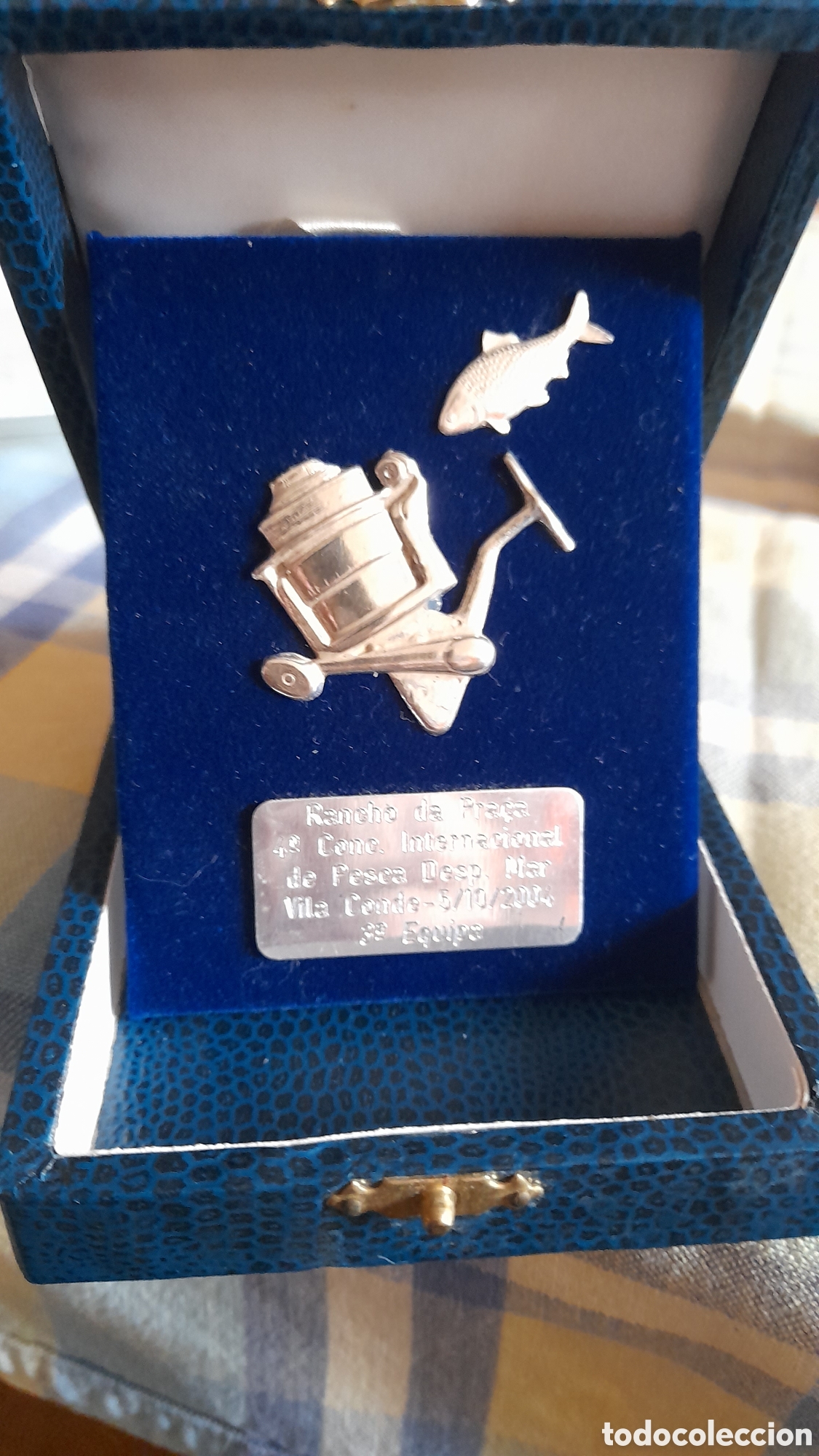 Coleccionismo: Trofeo recuerdo pesca
