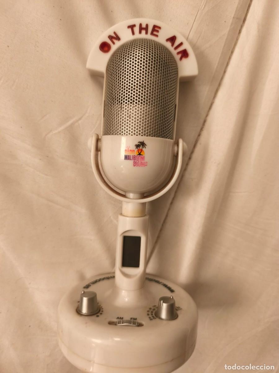Coleccionismo: Radio Maliboom Boom. Radio despertador AM/FM micr&oacute;fono vintage, funcionando