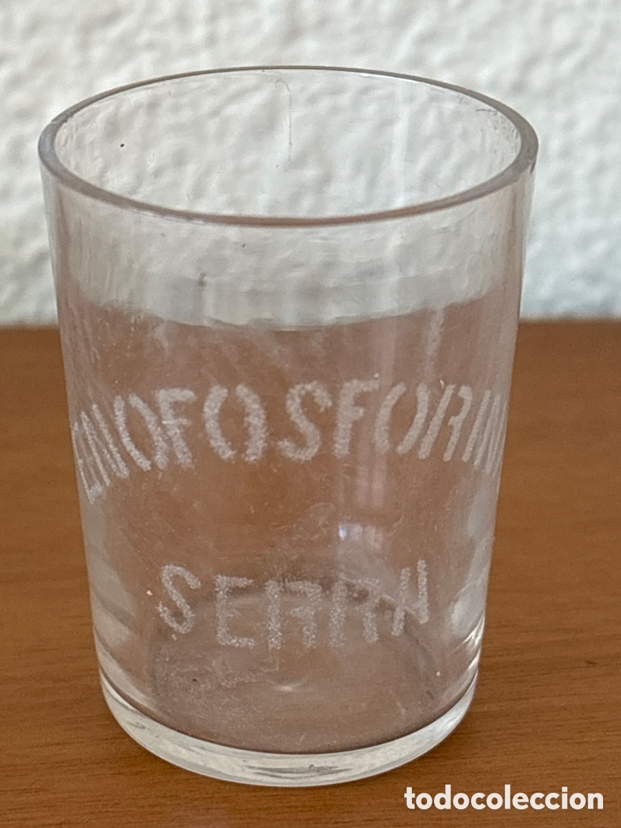 Coleccionismo: VASO DE FARMACIA ENOFOSFIRINA SERRA