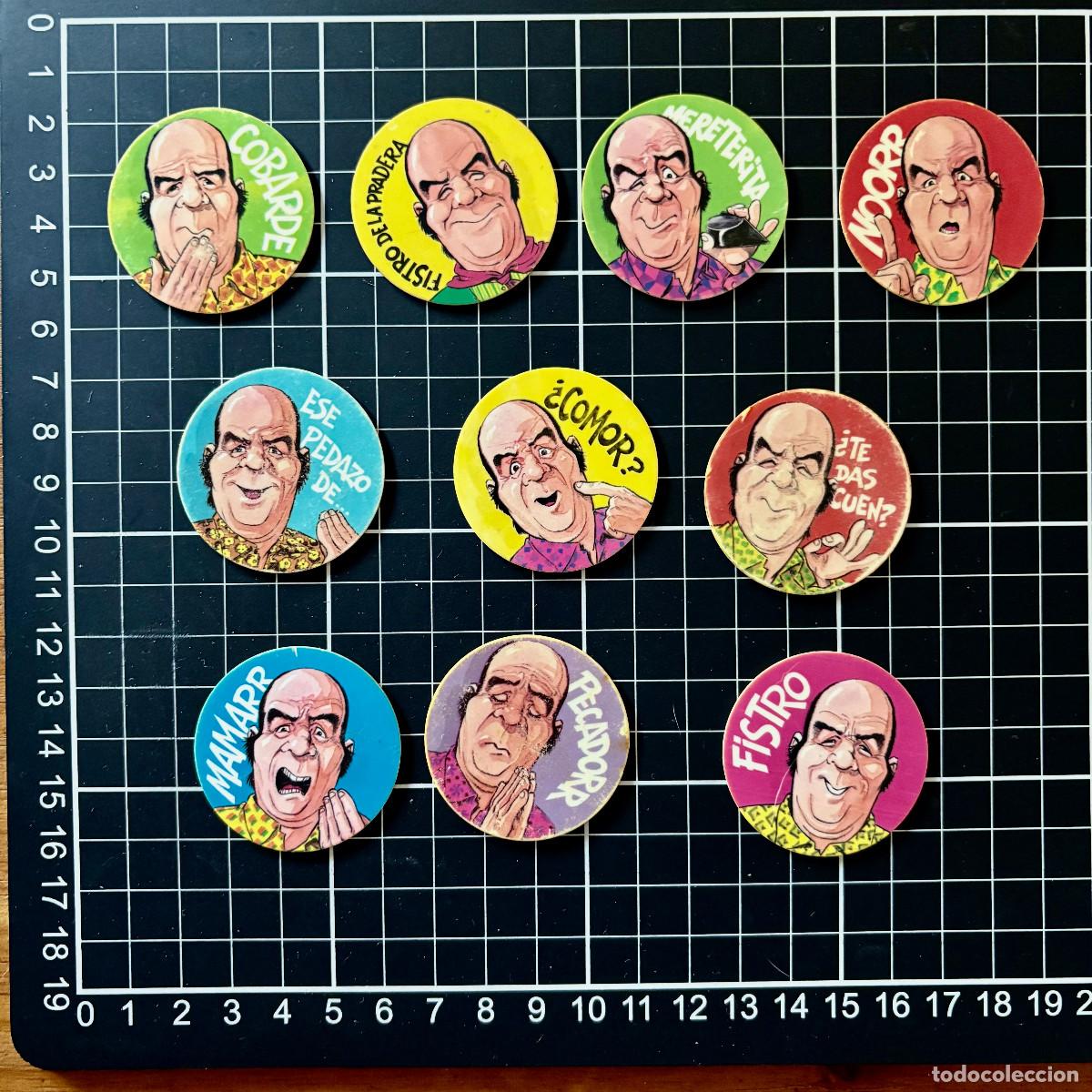 Coleccionismo: LOTE DE 10 TAZOS A&Ntilde;OS NOVENTA CHIQUITO DE LA CALZADA