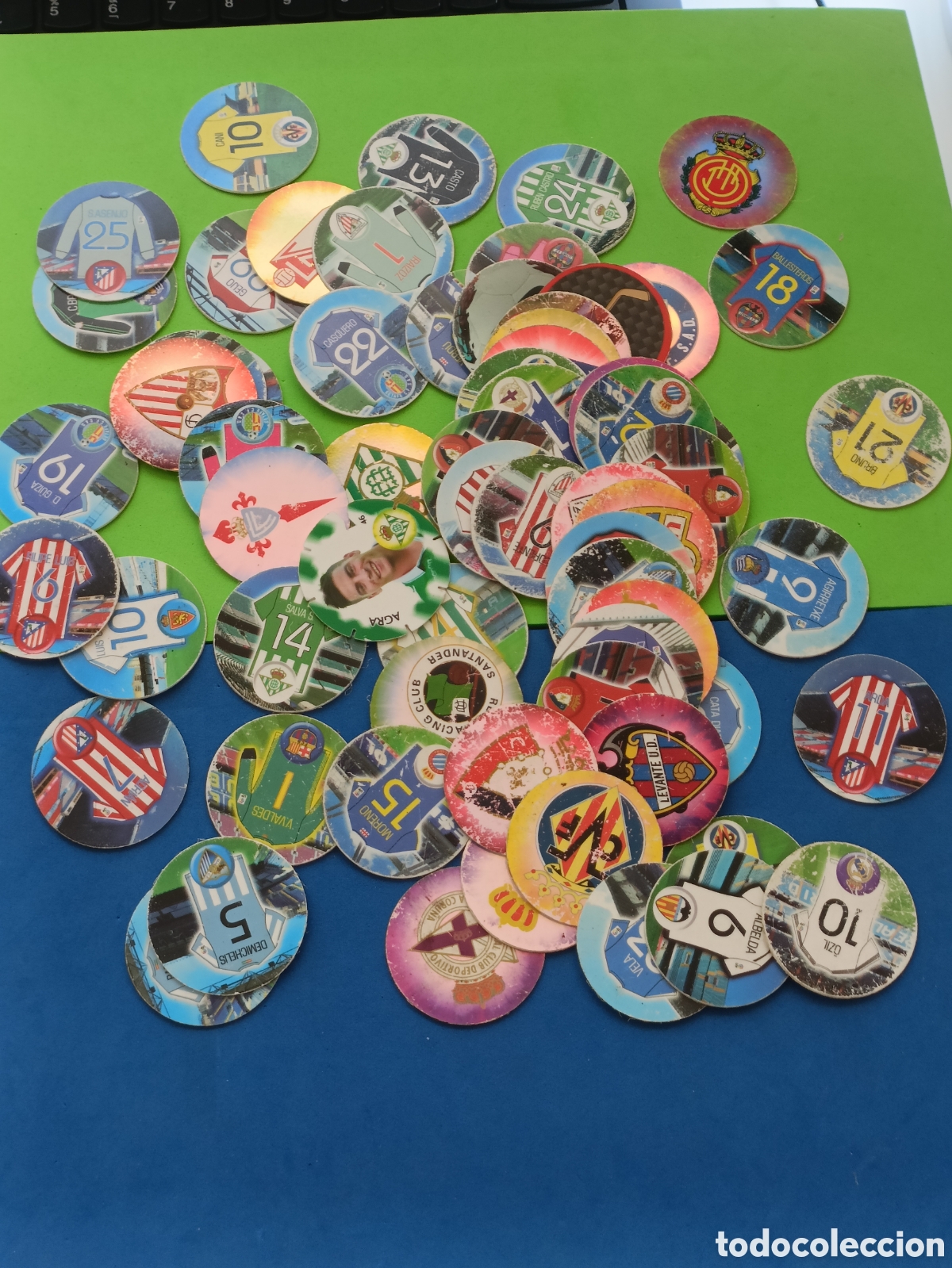 Coleccionismo: tazos de la colecci&oacute;n Matutano de la Liga de F&uacute;tbol 2012/2013