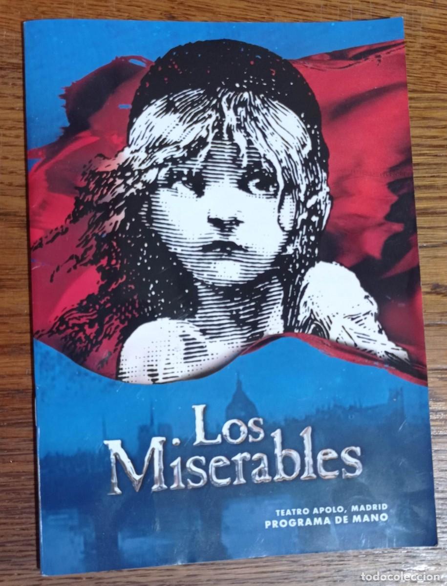 Coleccionismo: LOS MISERABLES PROGRAMA DE MANO