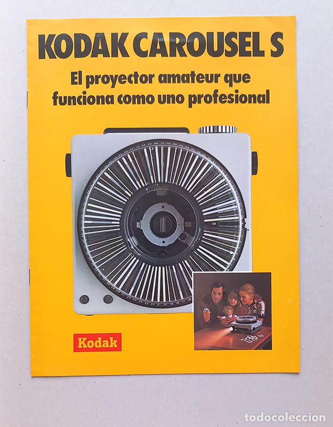 Coleccionismo: Kodak Carousel S. Desplegable promocional