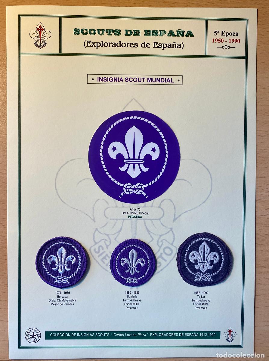 Coleccionismo: ASDE - SCOUTS DE ESPA&Ntilde;A - LOTE INSIGNIA SCOUT MUNDIAL OMMS - ESCULTISMO