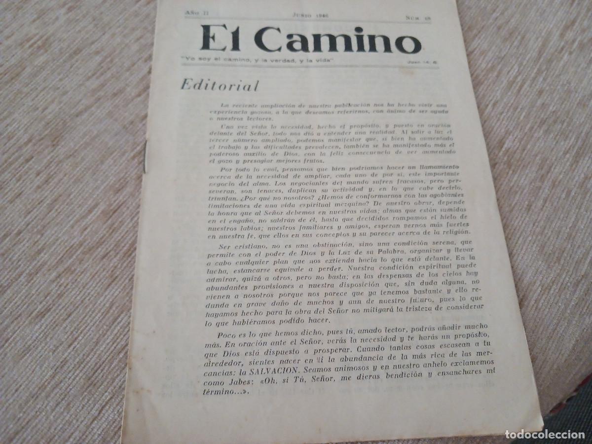 Coleccionismo: publicacion religiosa, el camino 1946