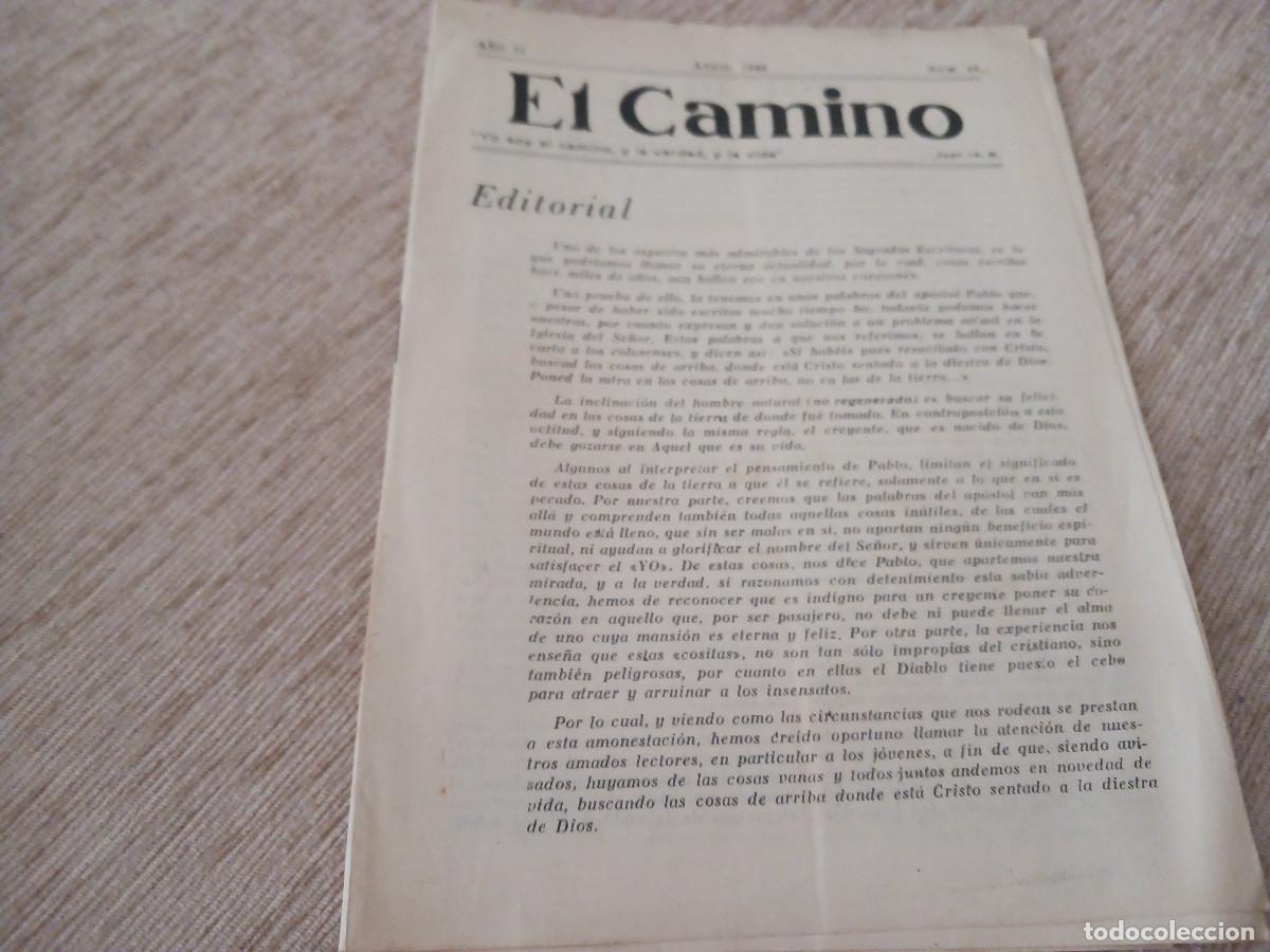Coleccionismo: publicacion religiosa, el camino 1946, hojas 6