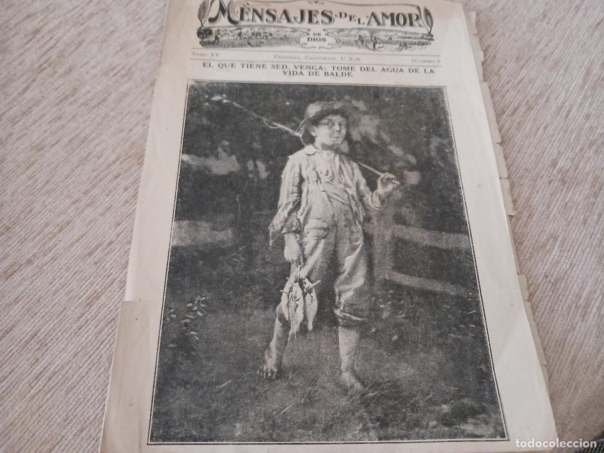 Coleccionismo: diptico, mensajes del amor de dios n&ordm; 8, pasadena, california, J.T. Armet editor