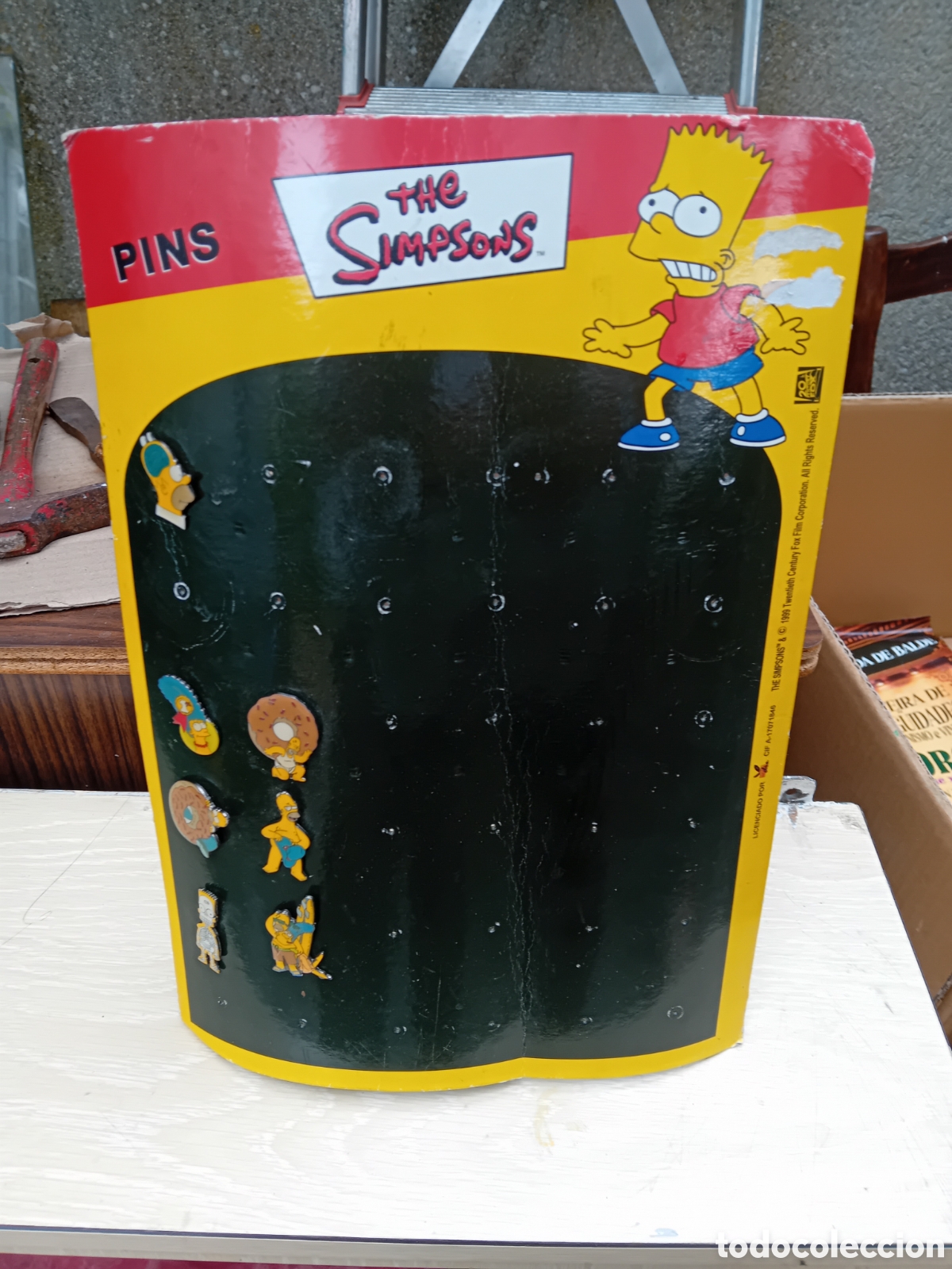 Coleccionismo: Expositor pins The Simpsons