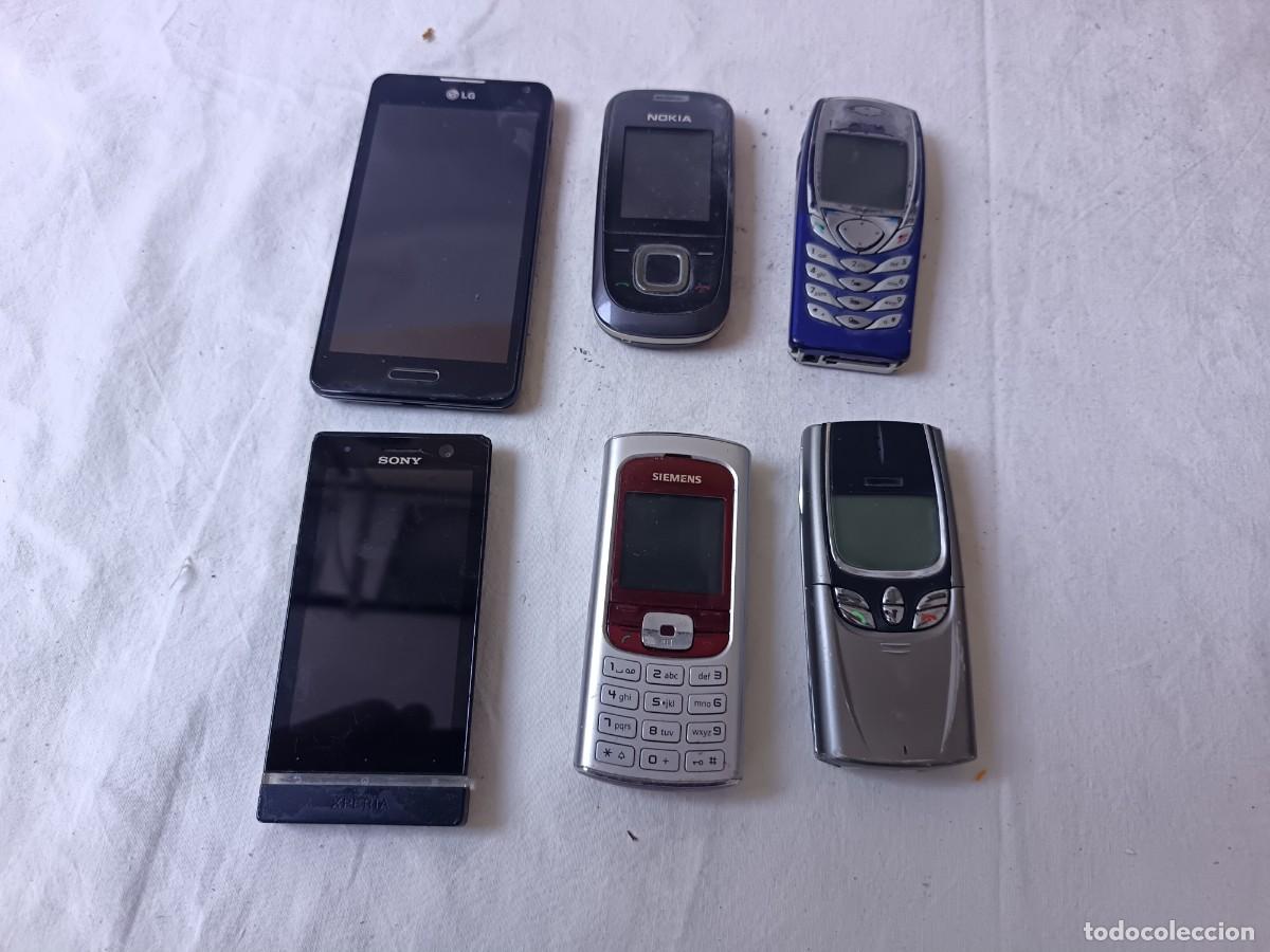 Coleccionismo: Lote de 6 Tel&eacute;fonos Moviles, varias marcas, a clasificar