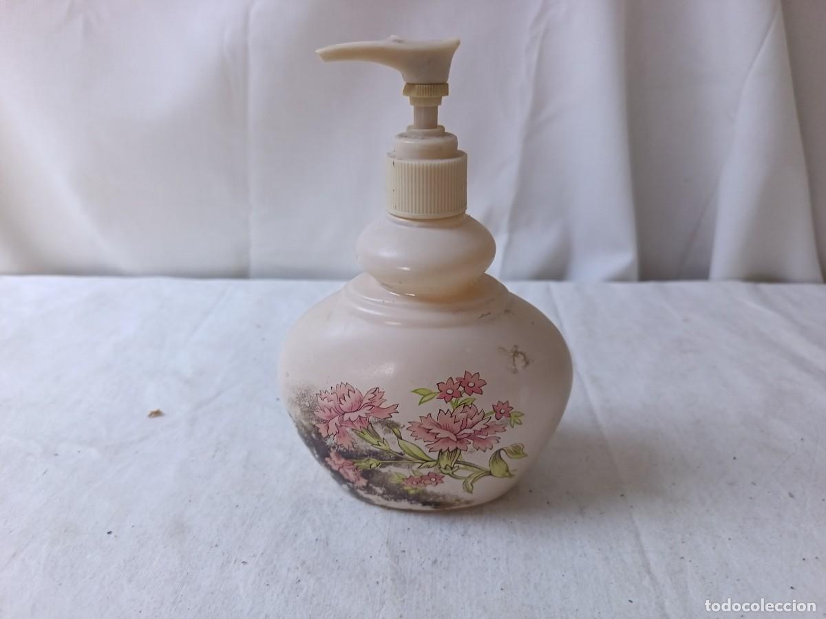Coleccionismo: Curioso recipiente para jab&oacute;n de Avon, Vanity Collection, Moisture Garden, dise&ntilde;o con flores