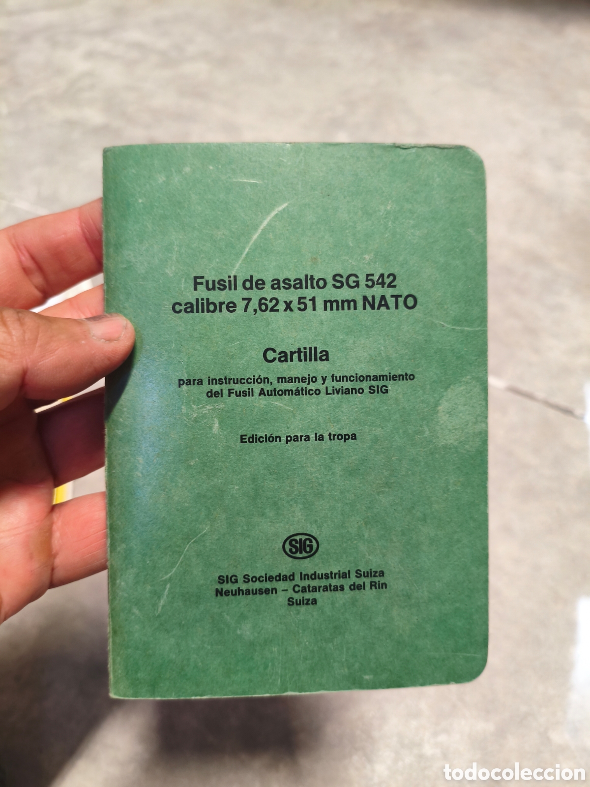 Coleccionismo: Manual original SIG 542