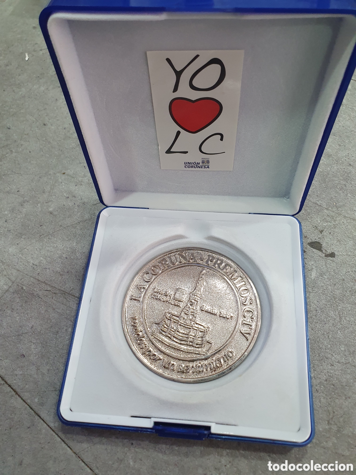 Collezionismo: Medalla La Coru&ntilde;a. CTV. Coru&ntilde;es de toda la vida. (L120)