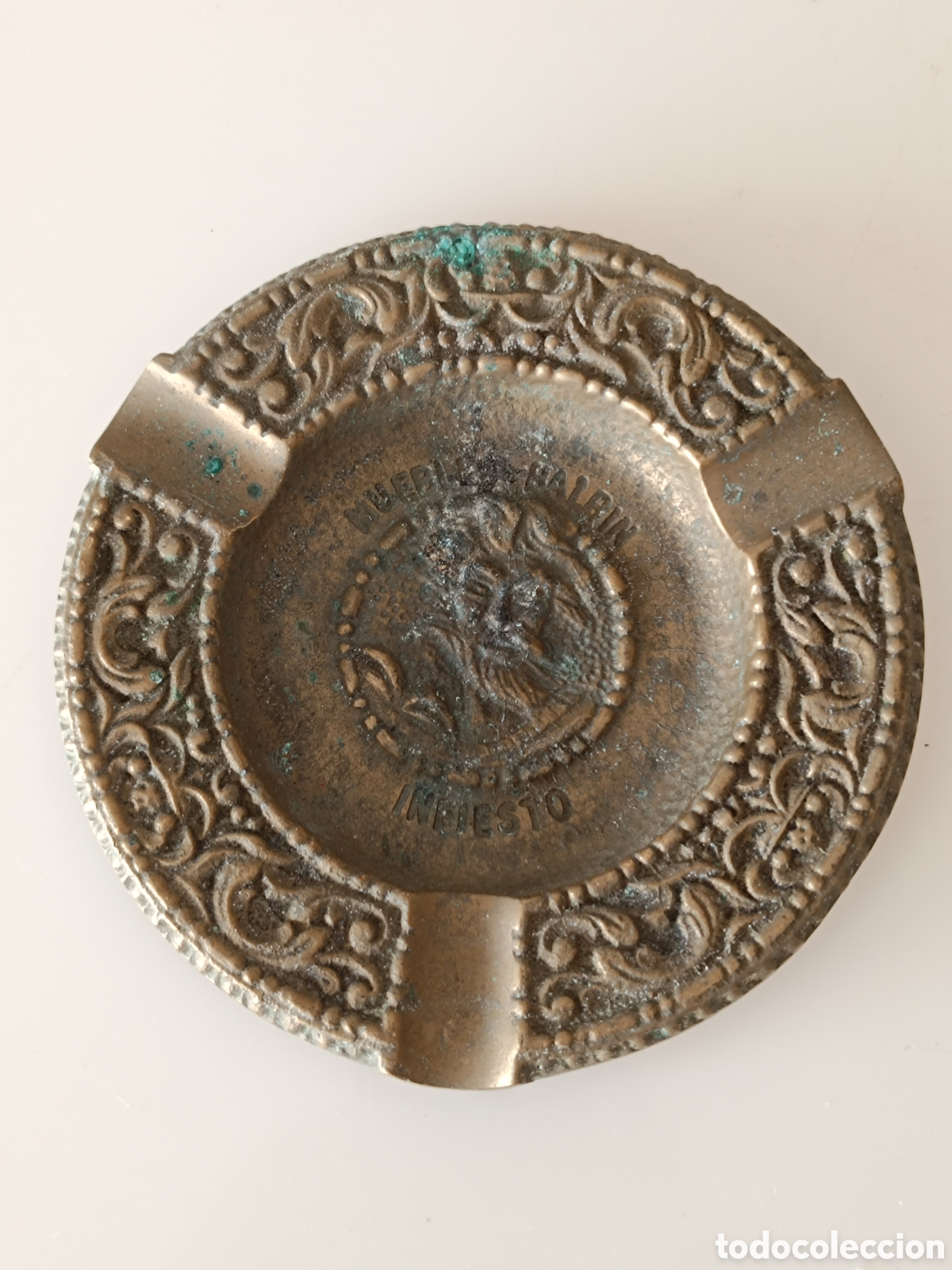 Coleccionismo: Cenicero bronce muebles balbin infiesto