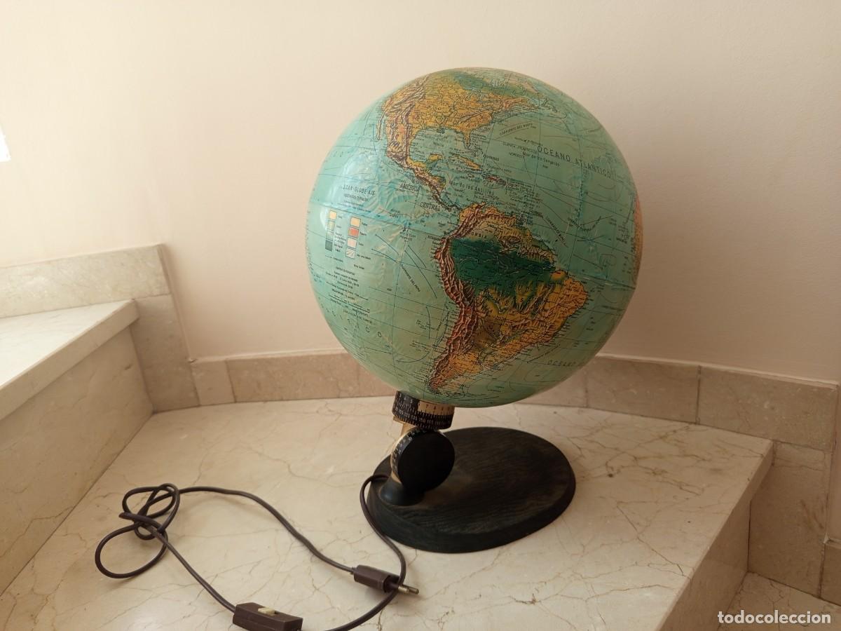 Coleccionismo: Antiguo globo terraqueo Scan Globe - Foto 4