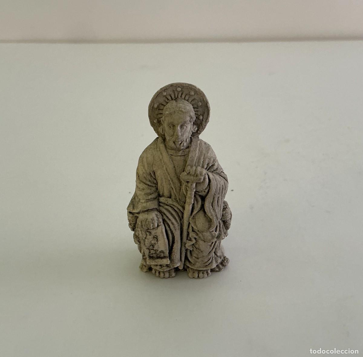 Coleccionismo: Figura Miniatura Santiago Ap&oacute;stol - Tello Gallegos (Galicia) - Efecto Piedra, C. 1990