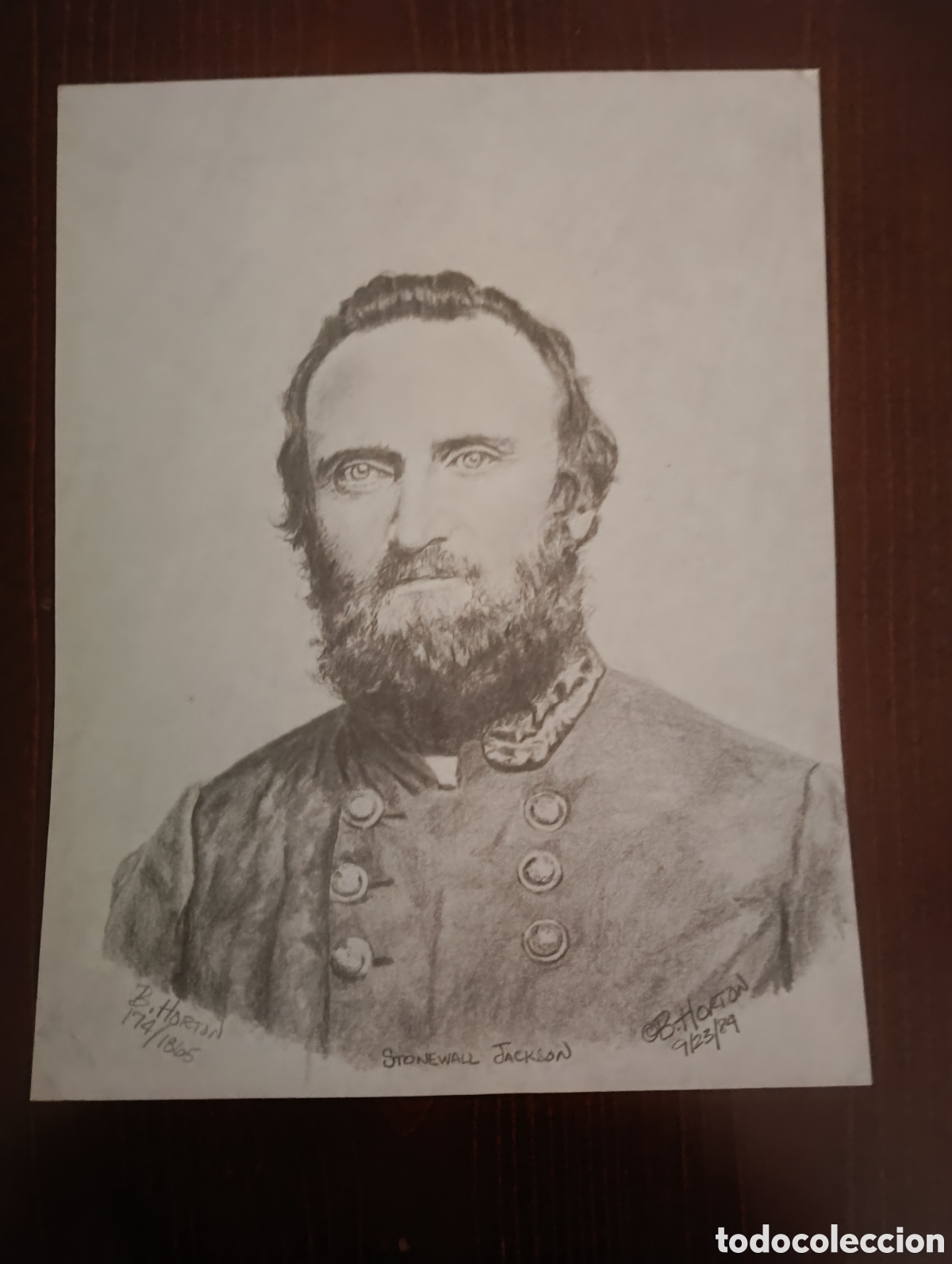 Coleccionismo: Thomas Jonathan stonerwall Jackson - Foto 1