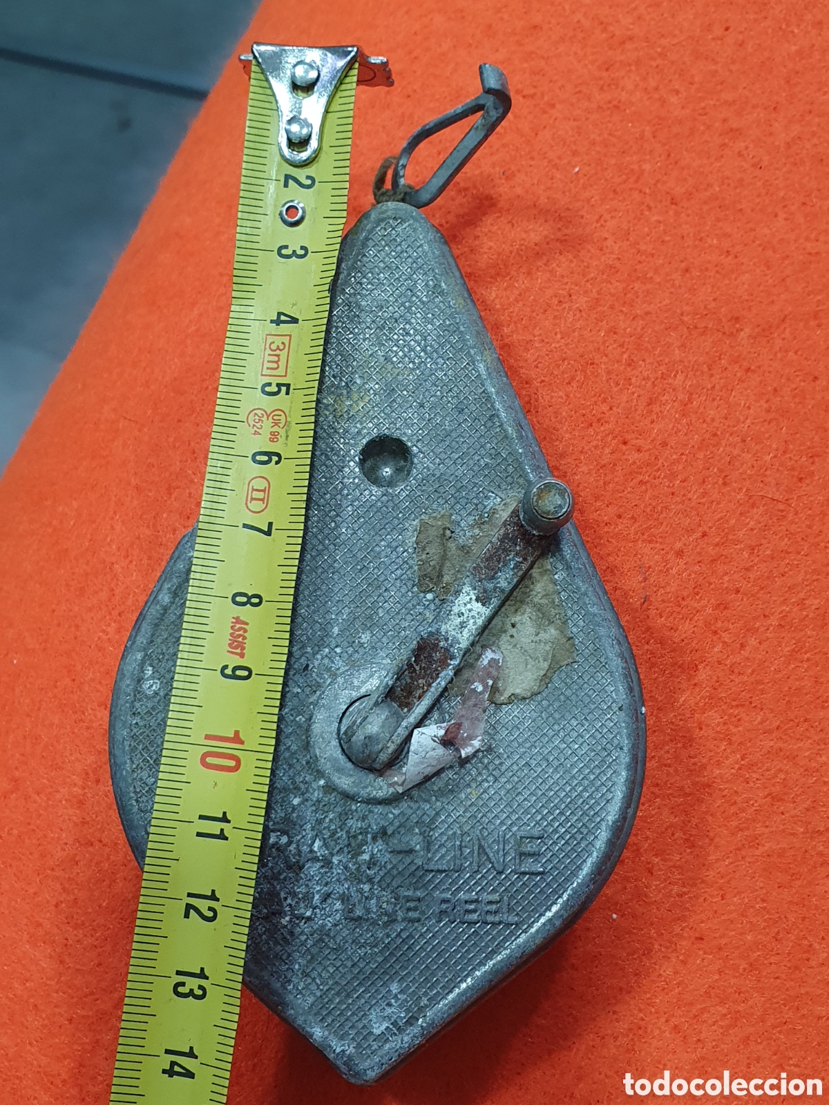 Coleccionismo: Antigua polea Strait line. (L64) - Foto 3