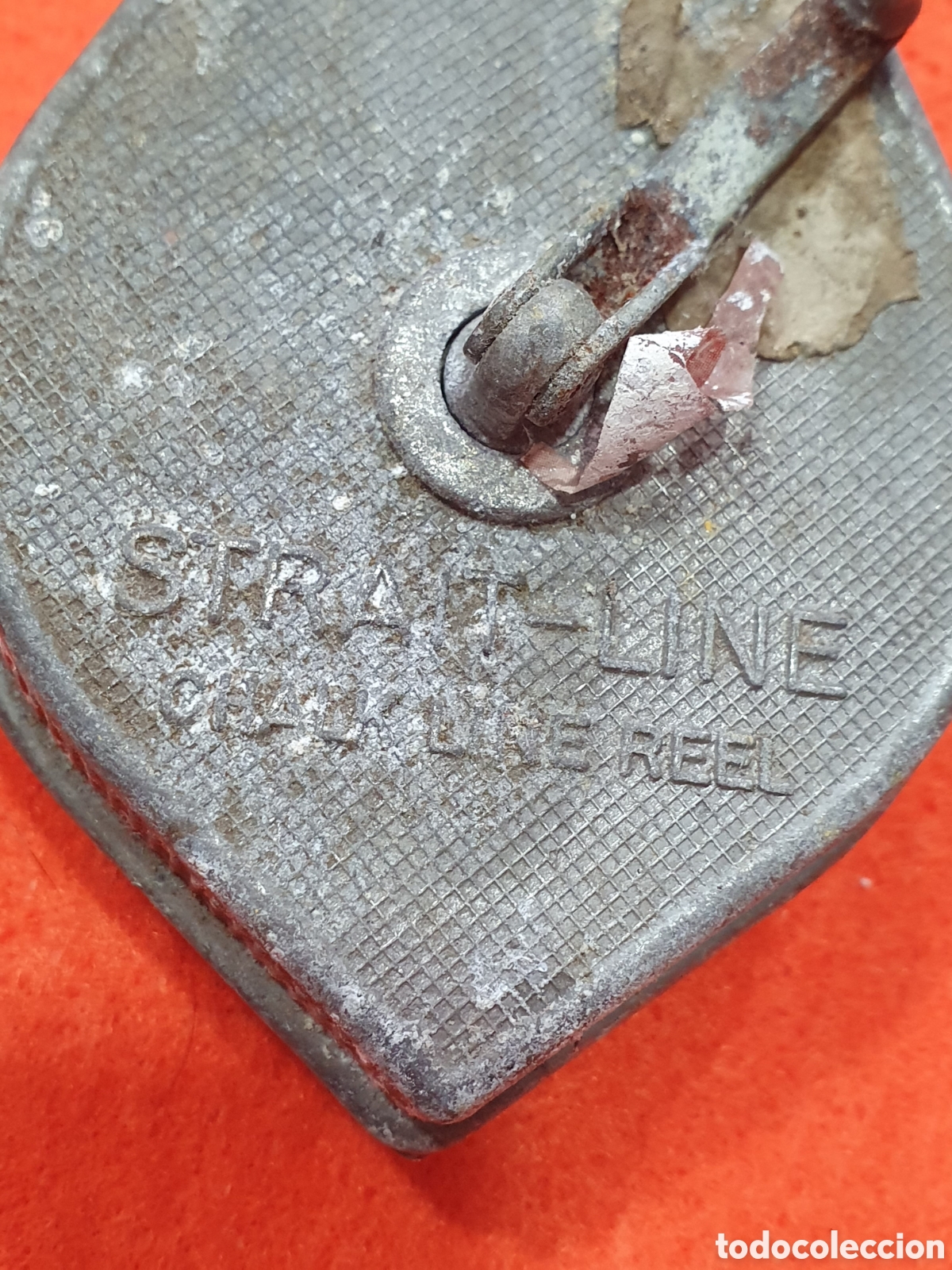 Coleccionismo: Antigua polea Strait line. (L64) - Foto 4