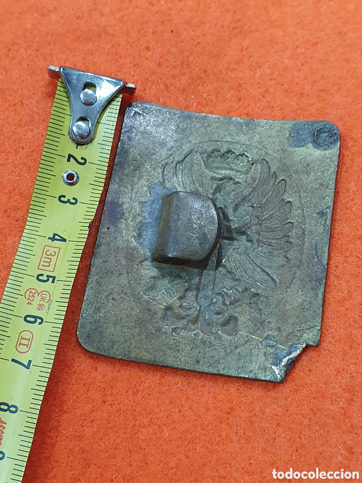 Coleccionismo: Hebilla de cintur&oacute;n militar. (L64) - Foto 2