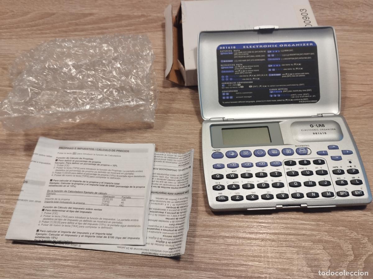 Collecting: G-LAB. ELECTRONIC ORGANIZER DB 1610. NUEVA. EN SU CAJA CON INSTRUCCIONES.VER FOTOS ADJUNTAS
