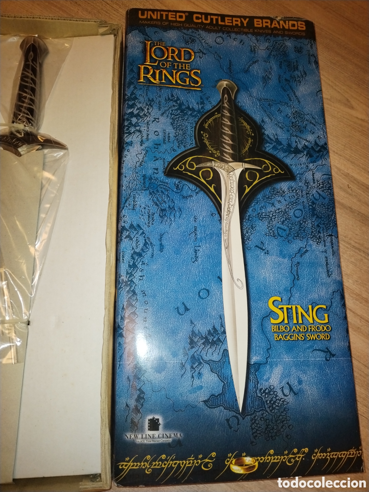 Coleccionismo: Espada dardo sting de el se&ntilde;or de los anillos