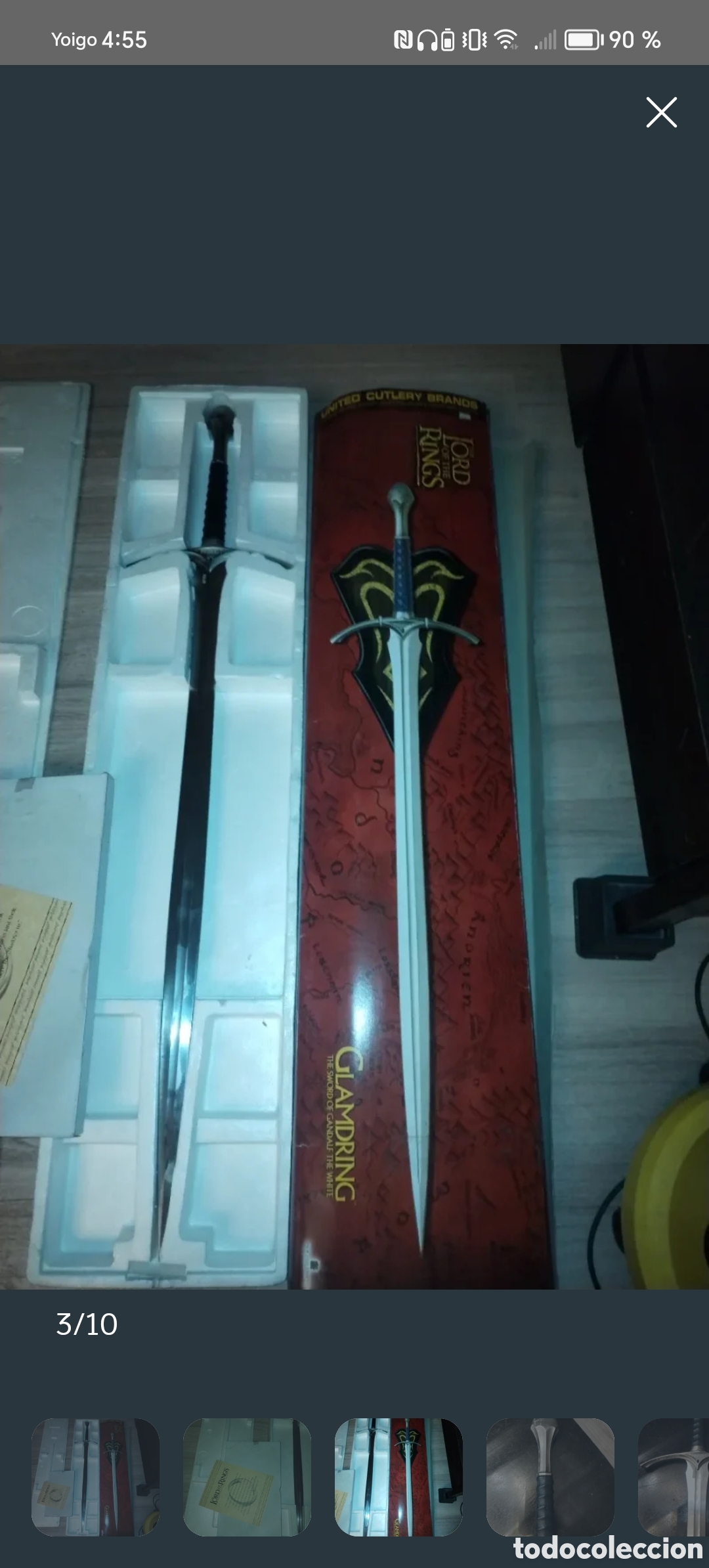 Coleccionismo: Espada Glamdring de El se&ntilde;or de los anillos - Foto 3