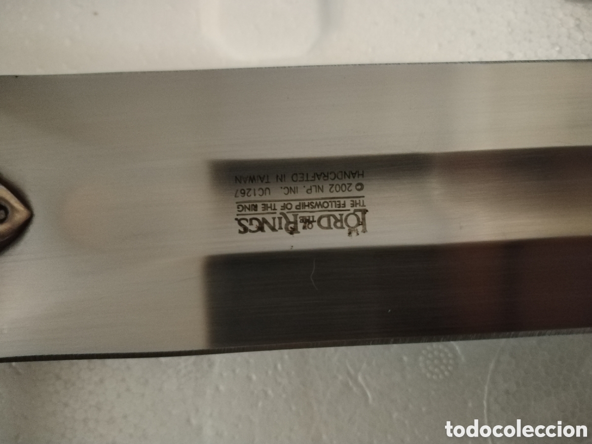 Coleccionismo: Espada narsil uc1267 de el se&ntilde;or de los anillos - Foto 4