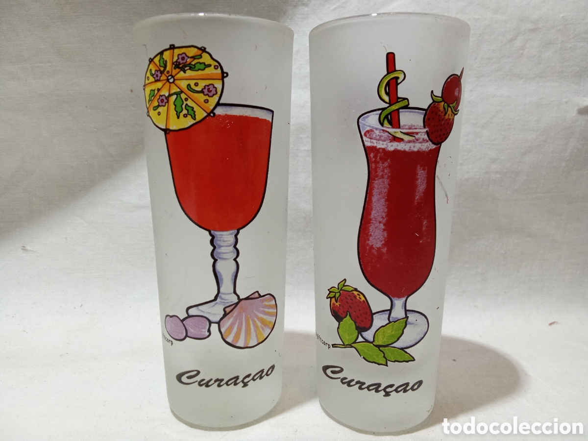 Colecionismo: PAREJA DE CHUPITOS RECUERDO DE CURA&Ccedil;AO