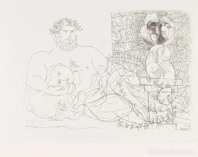 Coleccionismo: L&Aacute;MINA REPRODUCCI&Oacute;N &rdquo;LA REPOS DU SCULPTEUR&rdquo;, PABLO PICASSO, 50&ordm; ANIVERSARIO