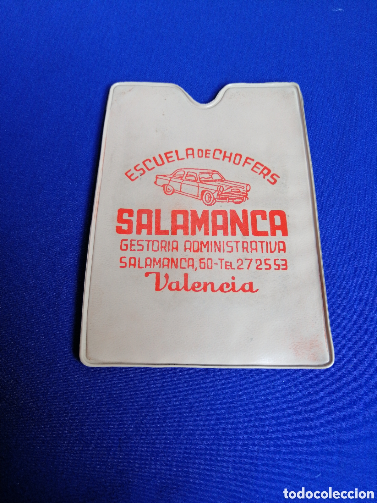 Collectionnisme: FUNDA ESCUELA DE CHOFERS - SALAMANCA (VALENCIA) ILUSTRACI&Oacute;N FORD CONSUL O ZEPHYR