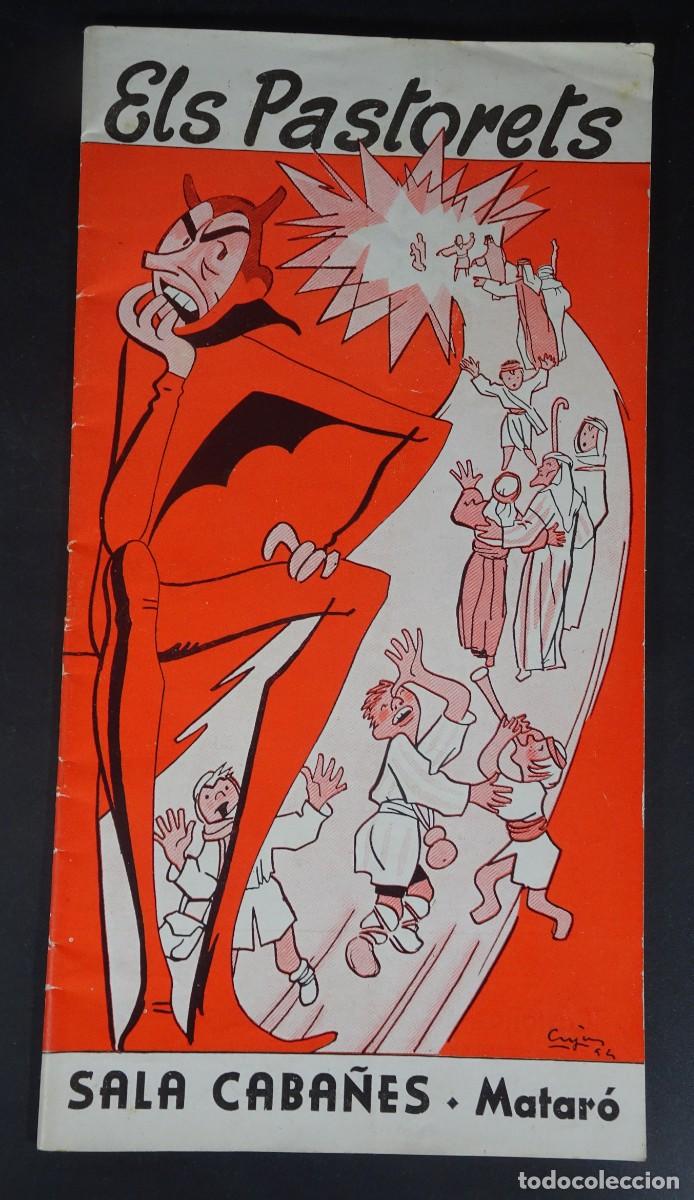 Collecting paper: PROGRAMA ELS PASTORETS, SALA CABA&Ntilde;ES, MATAR&Oacute;, 1954, VER FOTOS