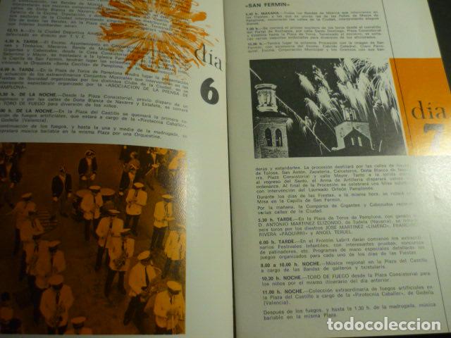 Coleccionismo: PAMPLONA SAN FERMINES 1969 PROGRAMA DE FIESTAS - Foto 4