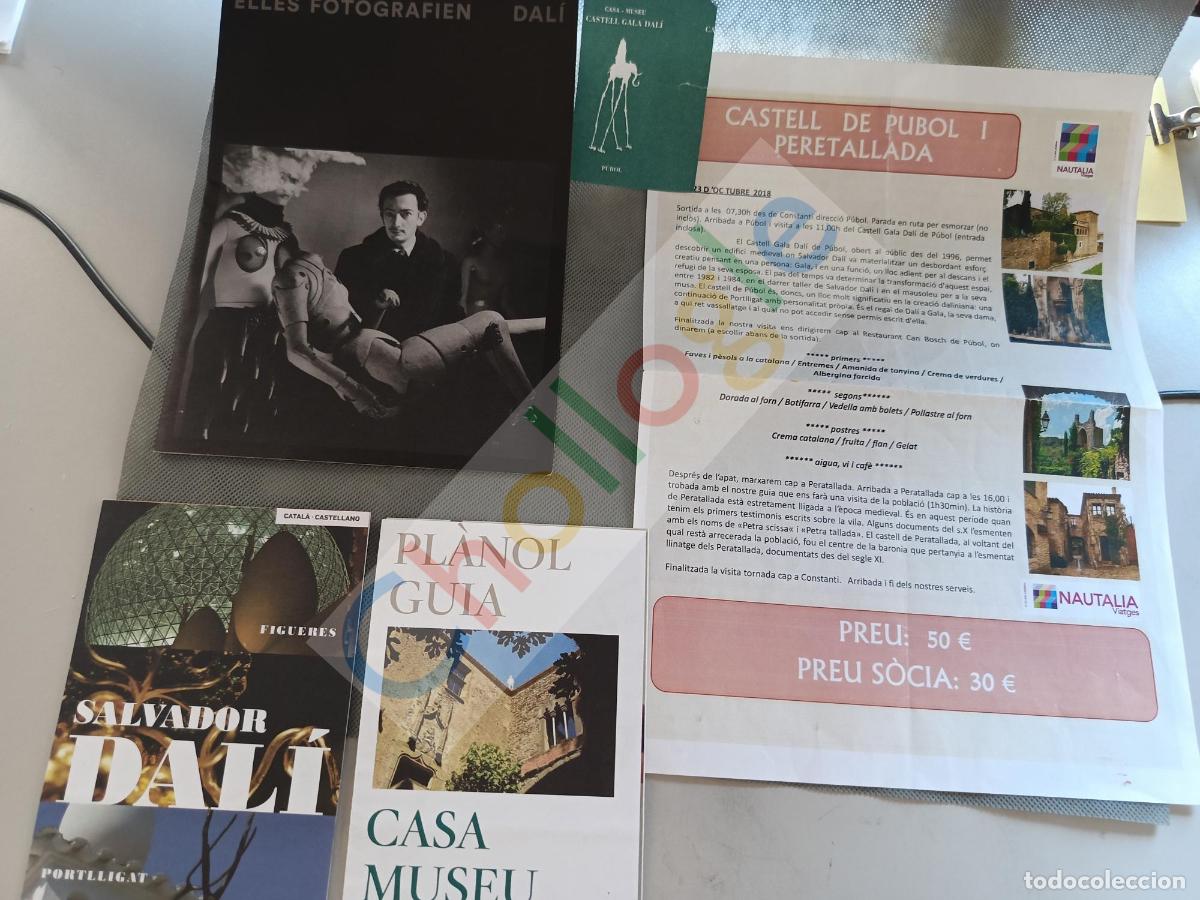 Coleccionismo: Documentos y entrada casa Museu Dali - Foto 1