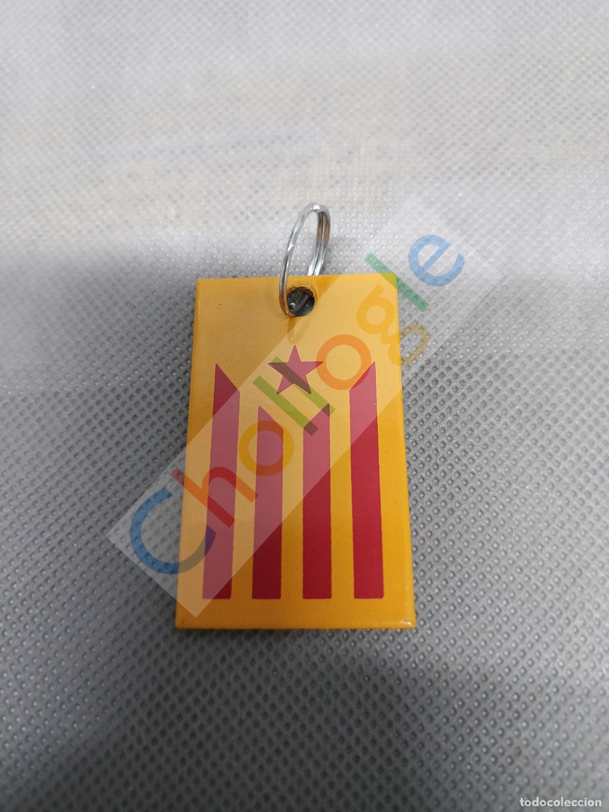 Coleccionismo: Llavero metal senyera PSAN p a&ntilde;os 70