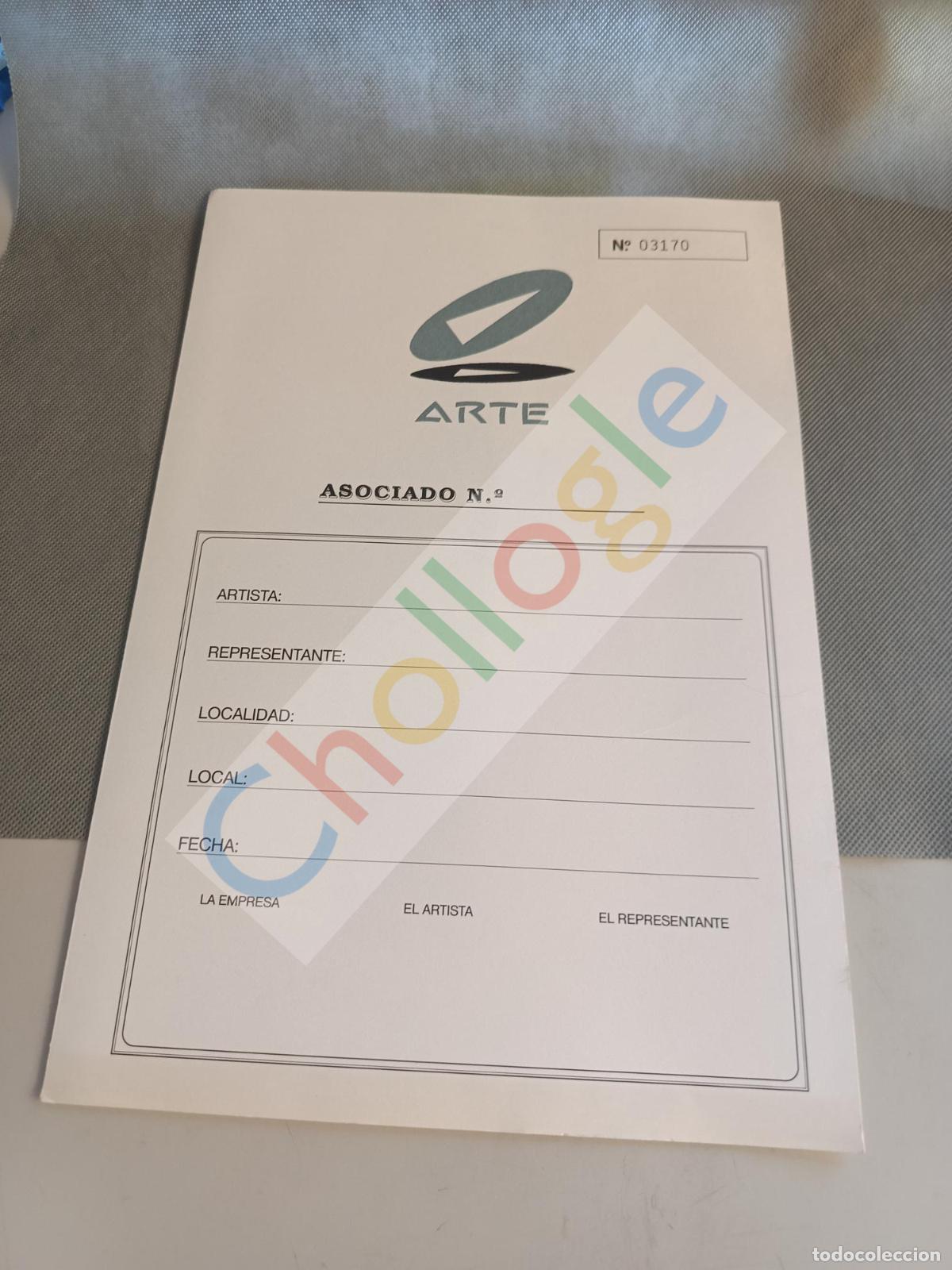 Coleccionismo: Carpeta ARTE Asociacion Representantes tecnicos Espect&aacute;culos