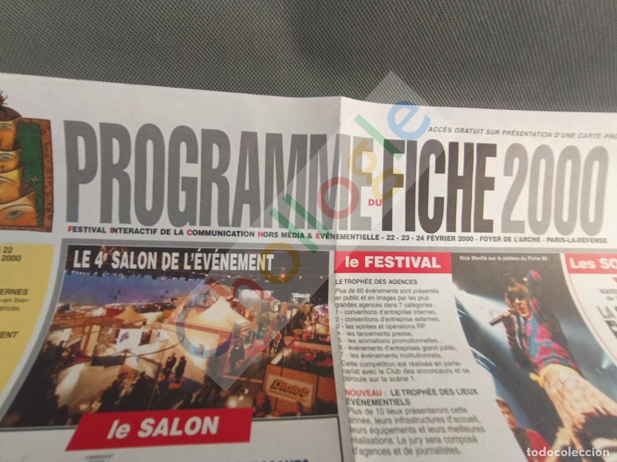 Coleccionismo: Programa Festival Eventos de Francia a&ntilde;os 2000 - Foto 2